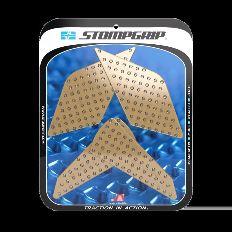 BLK-14834 | Kawasaki | NINJA ZX-4R | 2023 - 2024 | Stompgrip | TANK GRIP - CLEAR