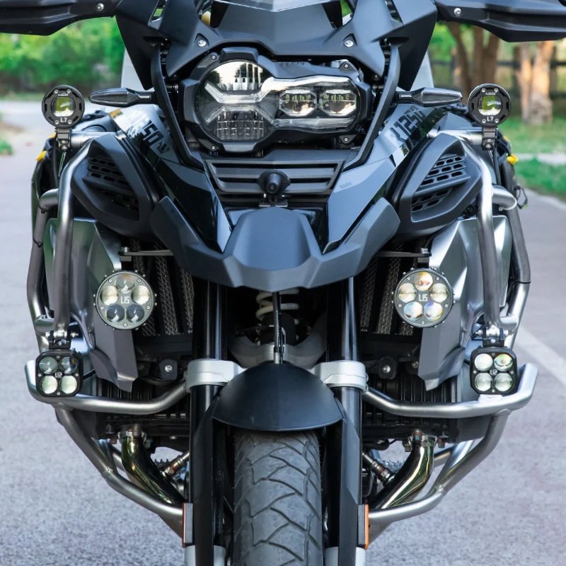 CDJ082B | BMW | R 1250 GS Adv | Loboo | Crash Bar Spot lights Support light bracket - Image 3