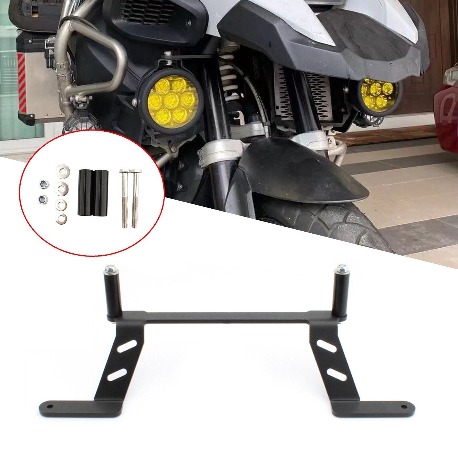 CWJ082A | BMW | R 1200 GS ADV | Loboo | spotlight support light bracket
