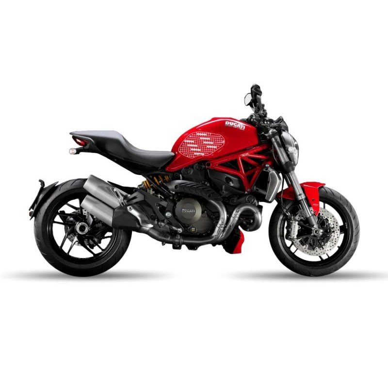 55-10-0124 | DUCATI | MONSTER 797 / 821 / 1200 | 2014 - 2020 | Stompgrip | TANK GRIP