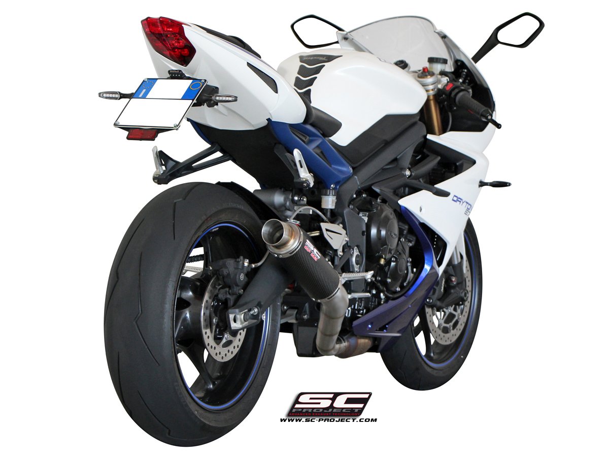 SCE120 | TRIUMPH | DAYTONA 675 | 2013 - 2016 | SC Project | DAYTONA 675 GP-M2 Muffler, carbon fiber - Image 2