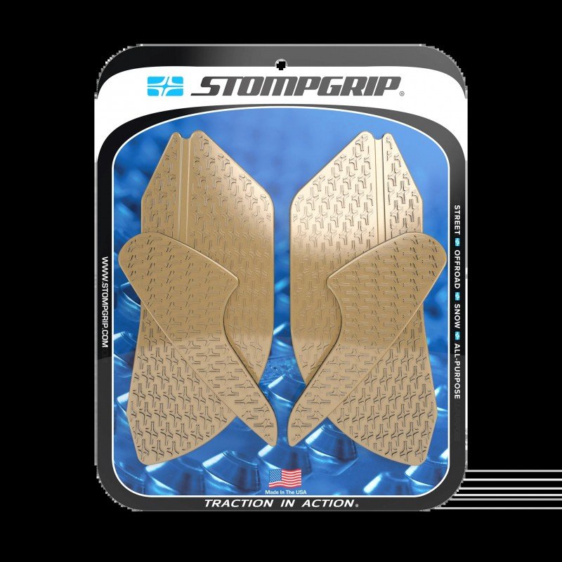 BLK-14700 | DUCATI | PANIGALE 899 / 959 / 1199 / 1299 | 2012 - 2024 | Stompgrip | TANK GRIP - CLEAR