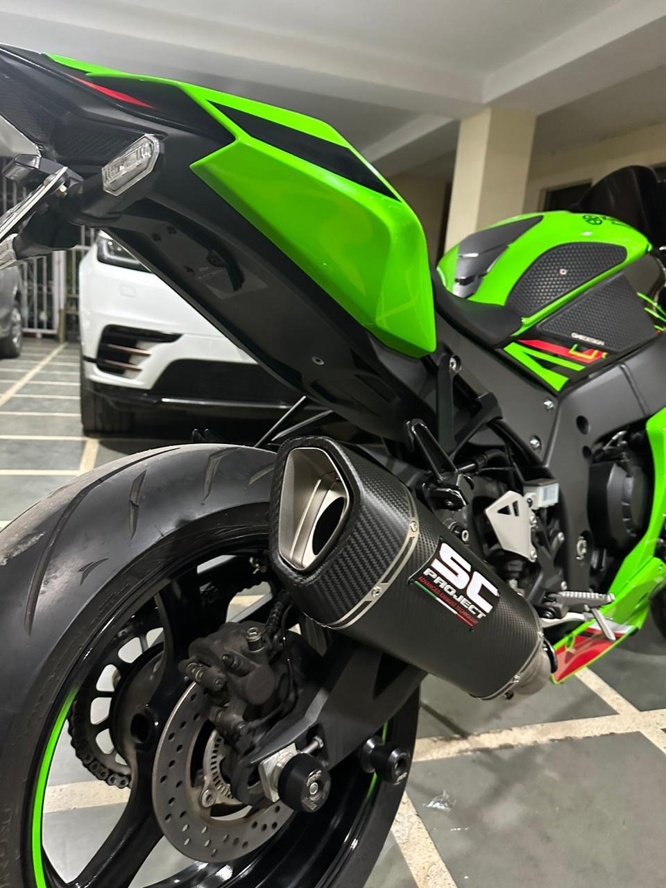 SCP001 | Kawasaki | ZX-10R | SC Project | SC1-R MUFFLER, CARBON FIBRE, WITH CARBON FIBRE END CAP - Image 7