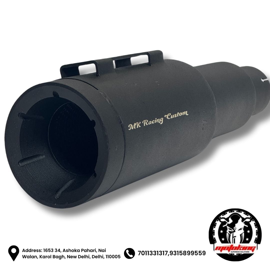 BLK-10589 | Harley DAVIDSON | STREET 750 | MK Racing | CUSTOM EXHAUST SHORT CAN - Image 4