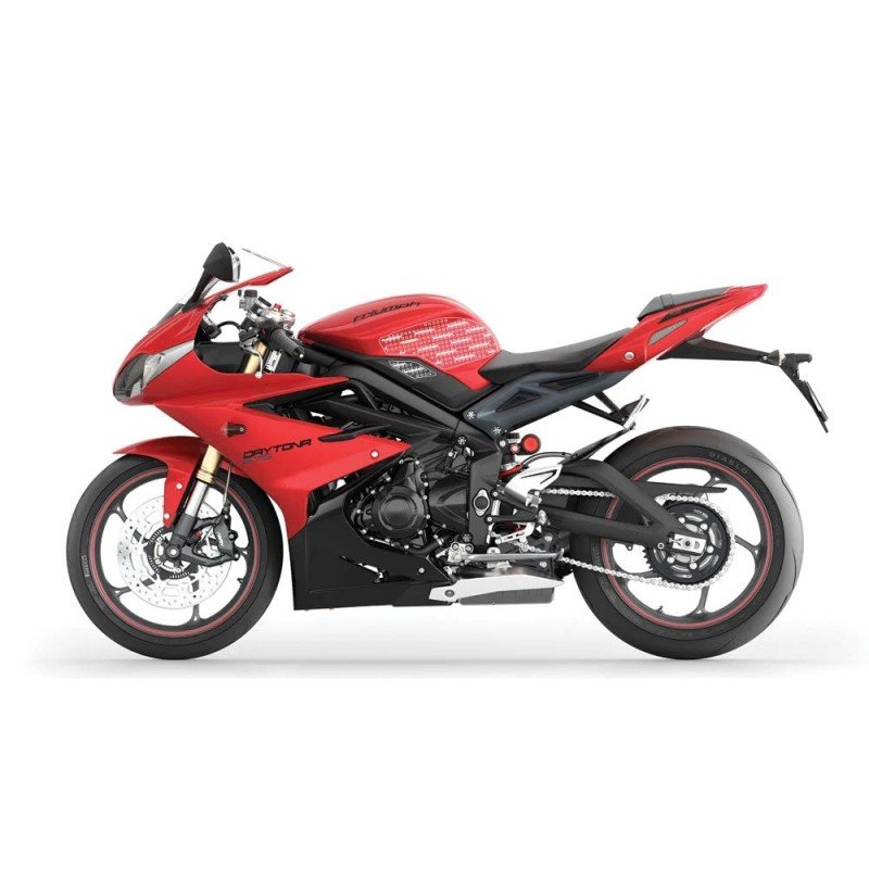 55-10-0078 | TRIUMPH | DAYTONA 675 / STREET TRIPLE 675 / 765 | 2013 - 2023 | Stompgrip | TANK GRIP