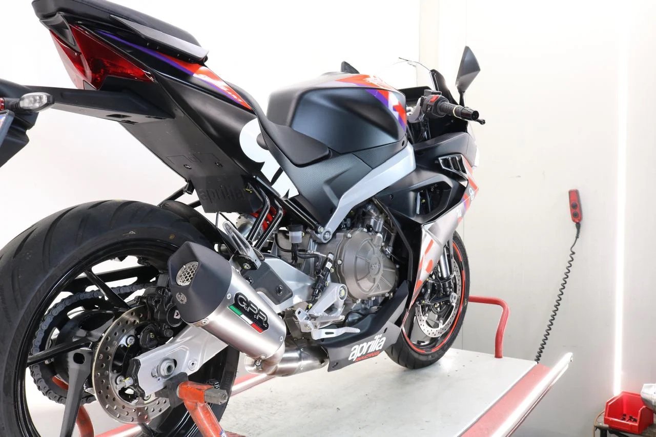 A.78.RACEDB.GPAN.TO | Aprilia | RS 457 | 2024 - 2025 | GPR | Titanium, Full system exhaust - Image 2