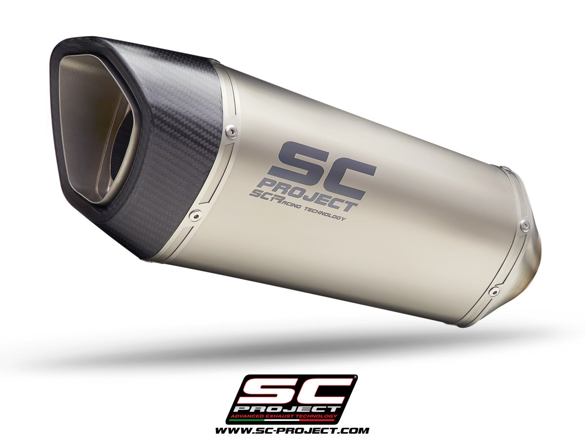 SCE275 | APRILIA | RSV4 | 2021 - 2023 | SC Project | FACTORY SC1-R Titanium Muffler (350mm)