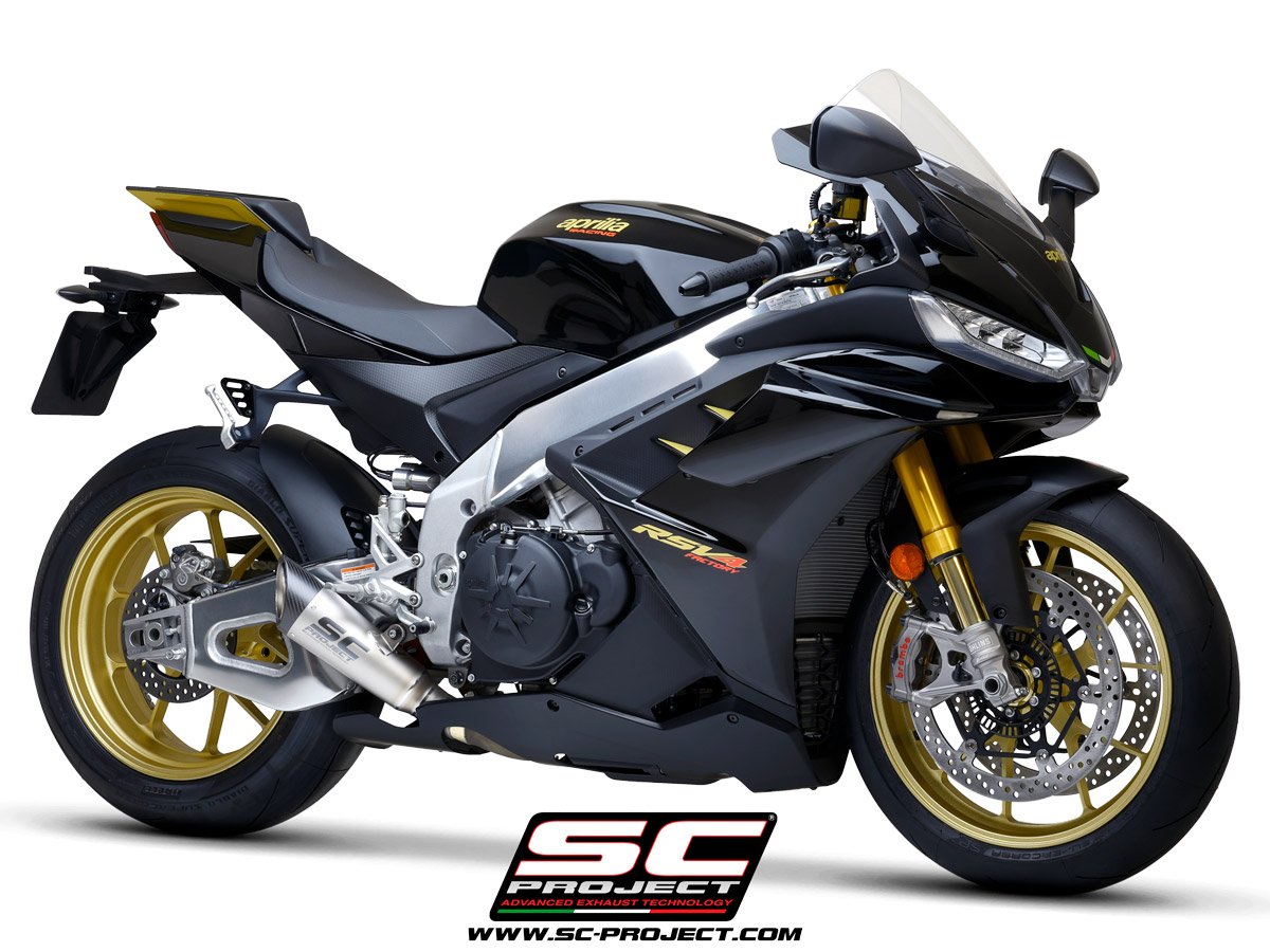 SCE276 | APRILIA | RSV4 | 2021 - 2023 | SC Project | FACTORY S1 Muffler, low position - Image 4