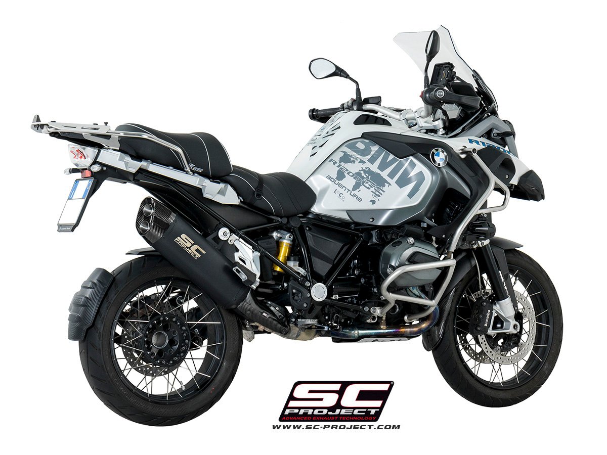 SCE355 | BMW | R1250GS | 2017 - 2018 | SC Project | ADVENTURE Adventure Muffler, titanium matt black painted - Image 6