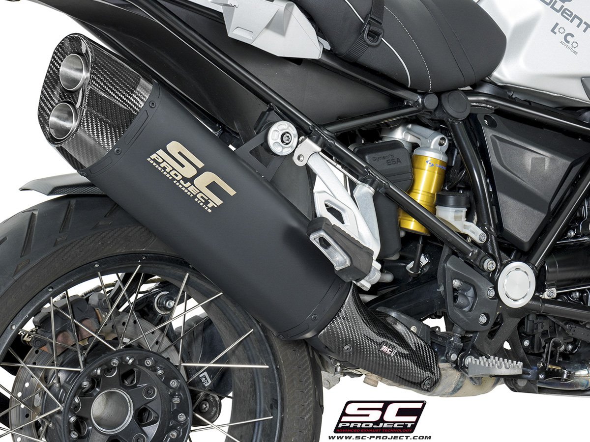 SCE355 | BMW | R1250GS | 2017 - 2018 | SC Project | ADVENTURE Adventure Muffler, titanium matt black painted - Image 5