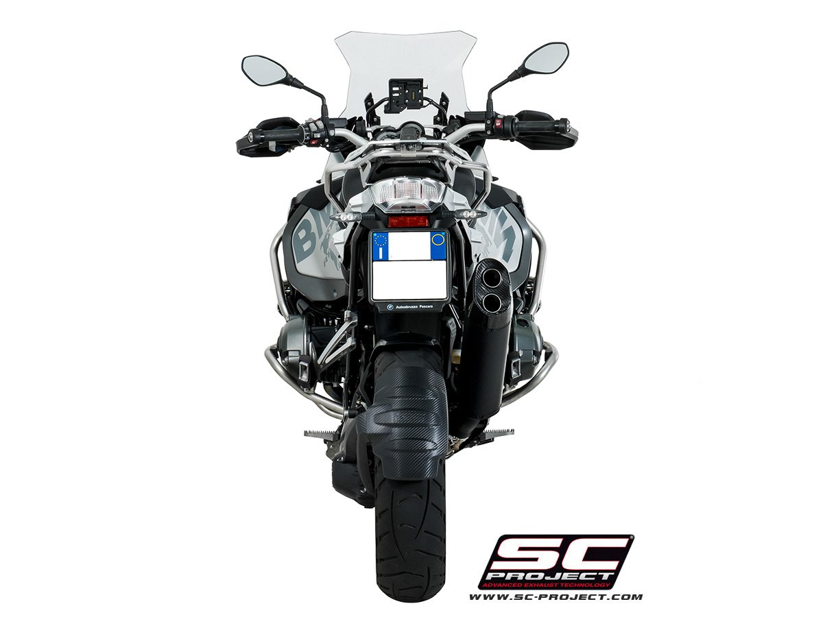 SCE355 | BMW | R1250GS | 2017 - 2018 | SC Project | ADVENTURE Adventure Muffler, titanium matt black painted - Image 4