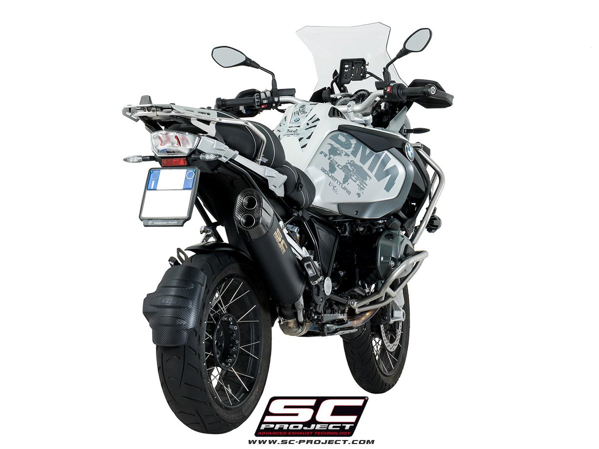 SCE355 | BMW | R1250GS | 2017 - 2018 | SC Project | ADVENTURE Adventure Muffler, titanium matt black painted - Image 2