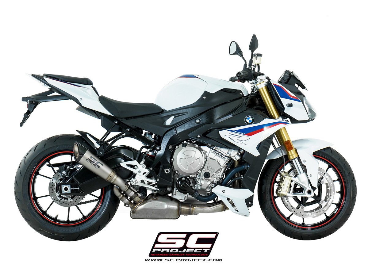 SCE322 | BMW | S1000R | 2017 - 2020 | SC Project | S1 Muffler, titanium