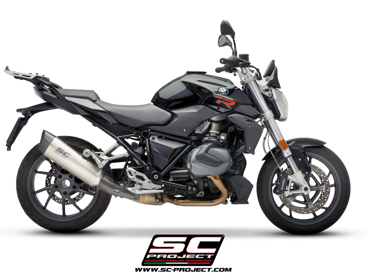 SCE339 | BMW | R1250R | 2021 - 2023 | SC Project | RS - EURO 5 SC1-R Muffler, titanium