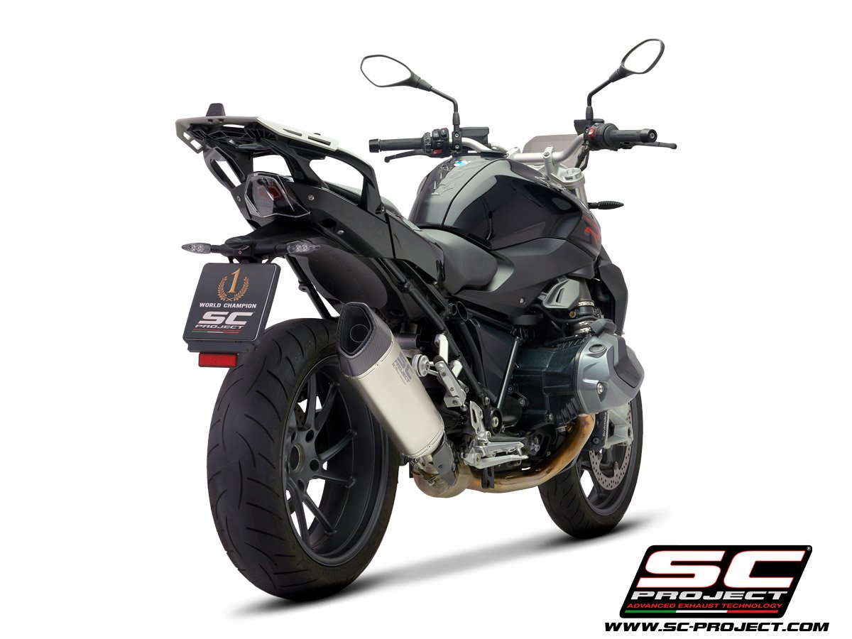 SCE343 | BMW | R1250R | 2019 - 2020 | SC Project | RS - EURO 4 SC1-R Muffler, titanium - Image 2