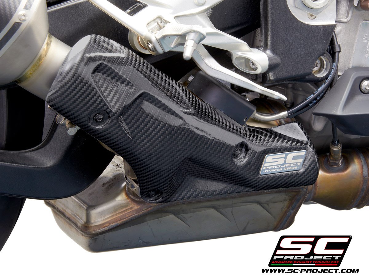 SCE300 | BMW | S1000RR | 2019 - 2022 | SC Project | EURO 4 Carbon fiber heat protection shield - Image 3
