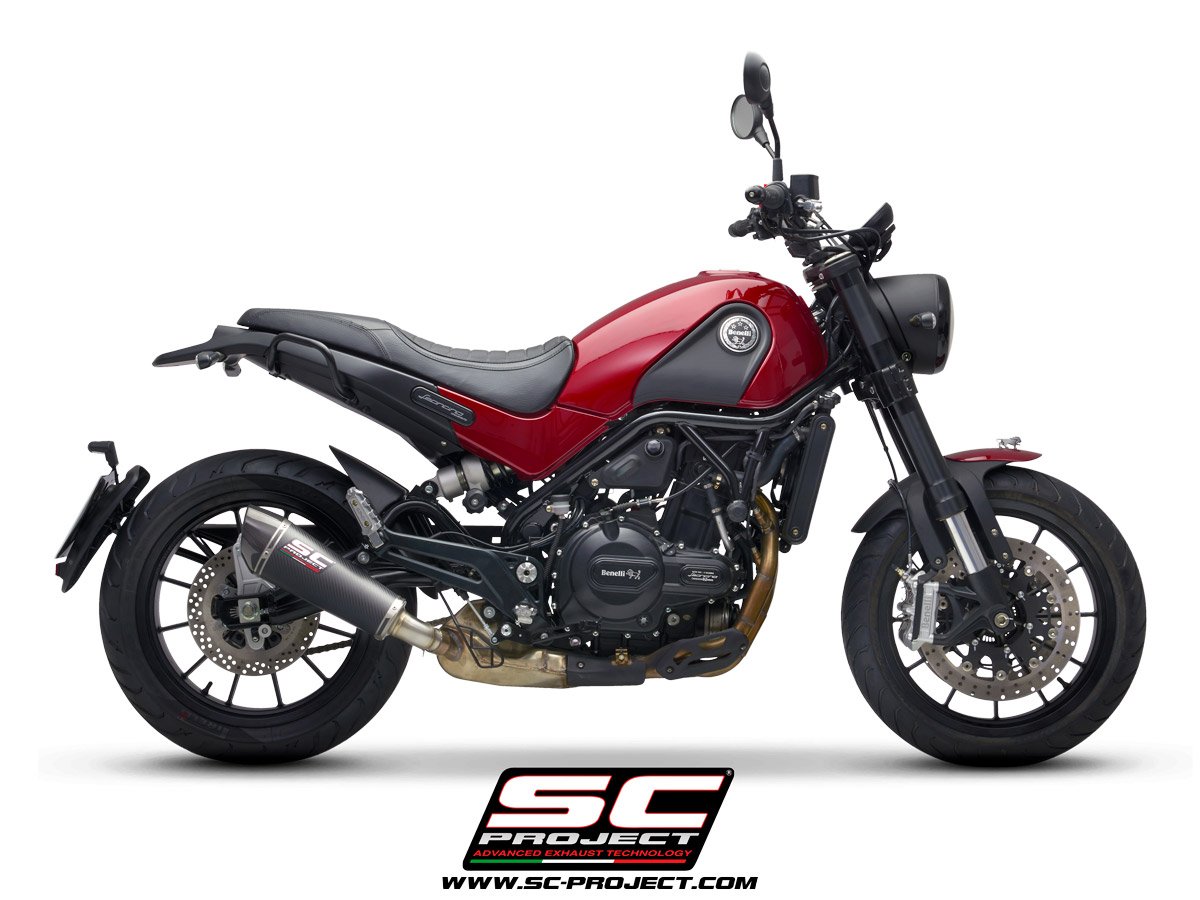 SCE118 | Benelli | LEONCINO 500 | 2017 - 2020 | SC Project | LEONCINO 500 Trail Conic Carbon Fiber Muffler