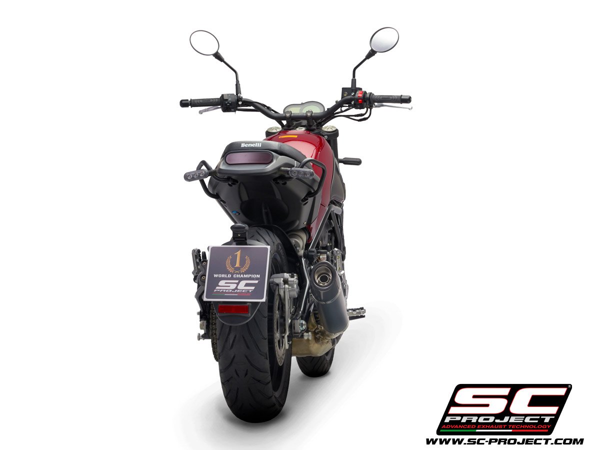 SCE118 | Benelli | LEONCINO 500 | 2017 - 2020 | SC Project | LEONCINO 500 Trail Conic Carbon Fiber Muffler - Image 5