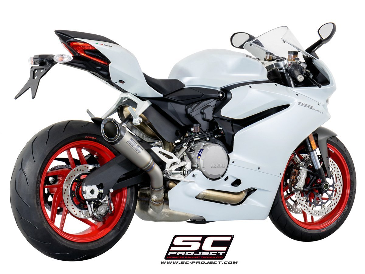 SCE248 | DUCATI | PANIGALE 959 | 2016 - 2019 | SC Project | S1 Muffler, titanium - Image 5