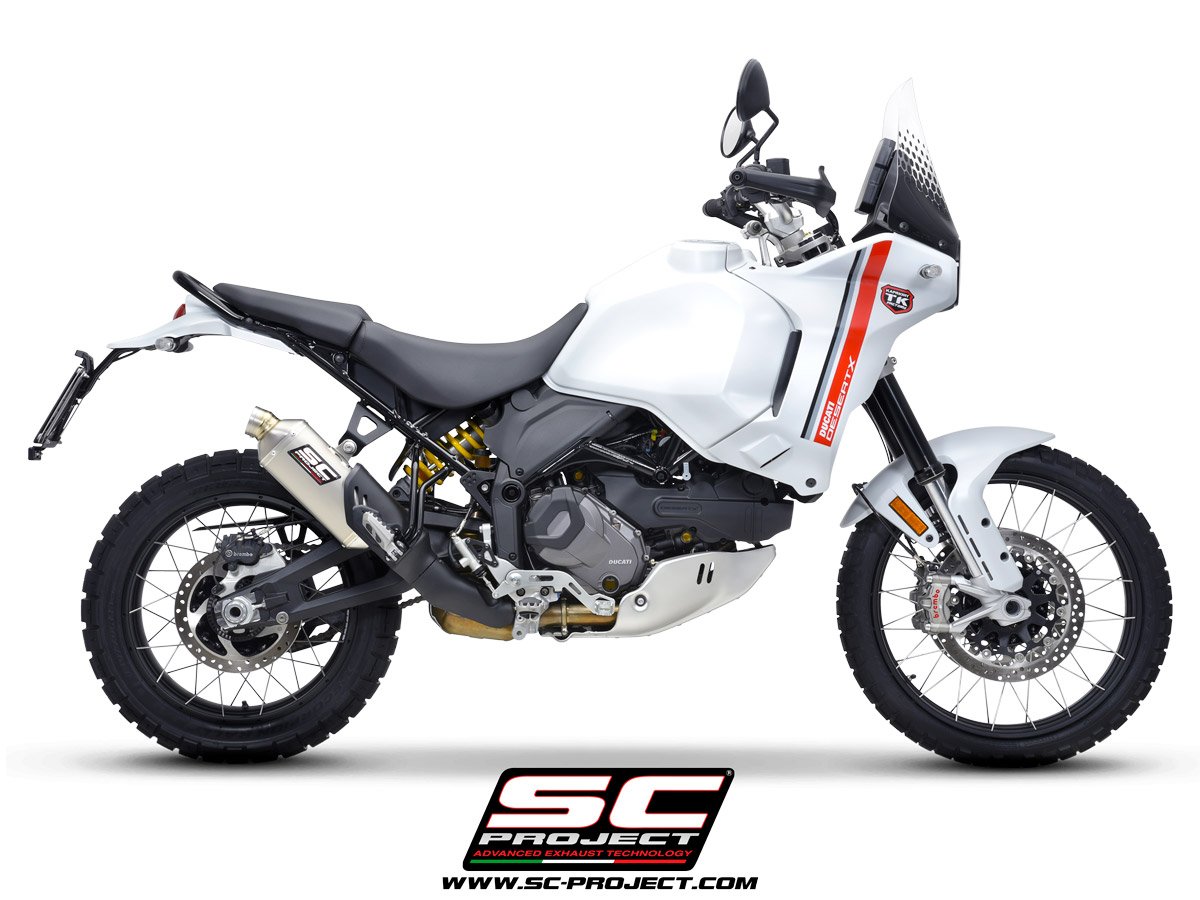 SCE237 | DUCATI | DESERT X | 2022 - 2023 | SC Project | DESERTX Rally Raid Muffler