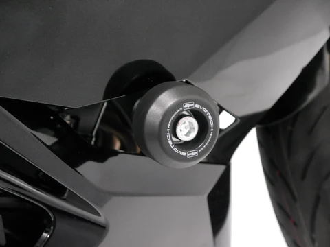 PRN014024 | Kawasaki | Ninja 400 | Evotech | Frame Sliders - Image 3