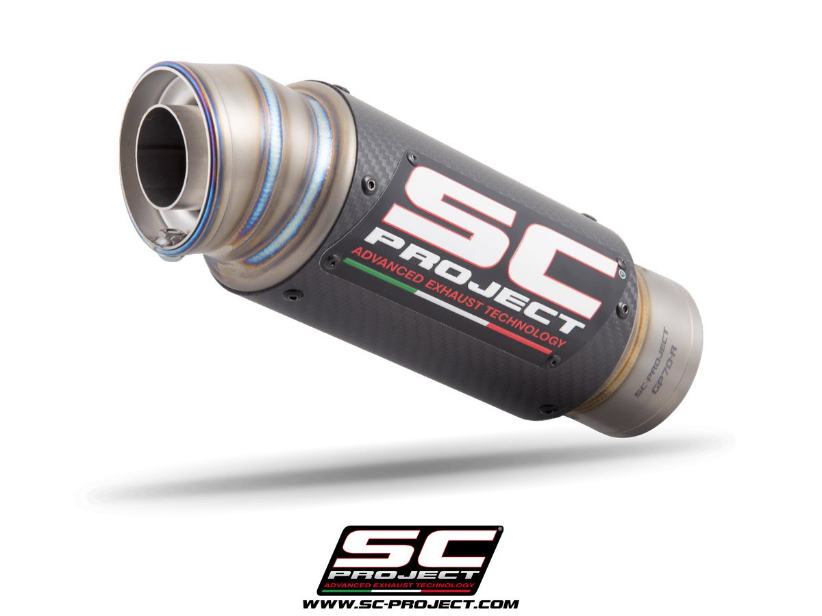 SCE296 | BMW | S1000RR | 2020 - 2022 | SC Project | EURO 5 GP70-R Carbon Fiber Muffler - (homologated m.y. 2020-2022 only)