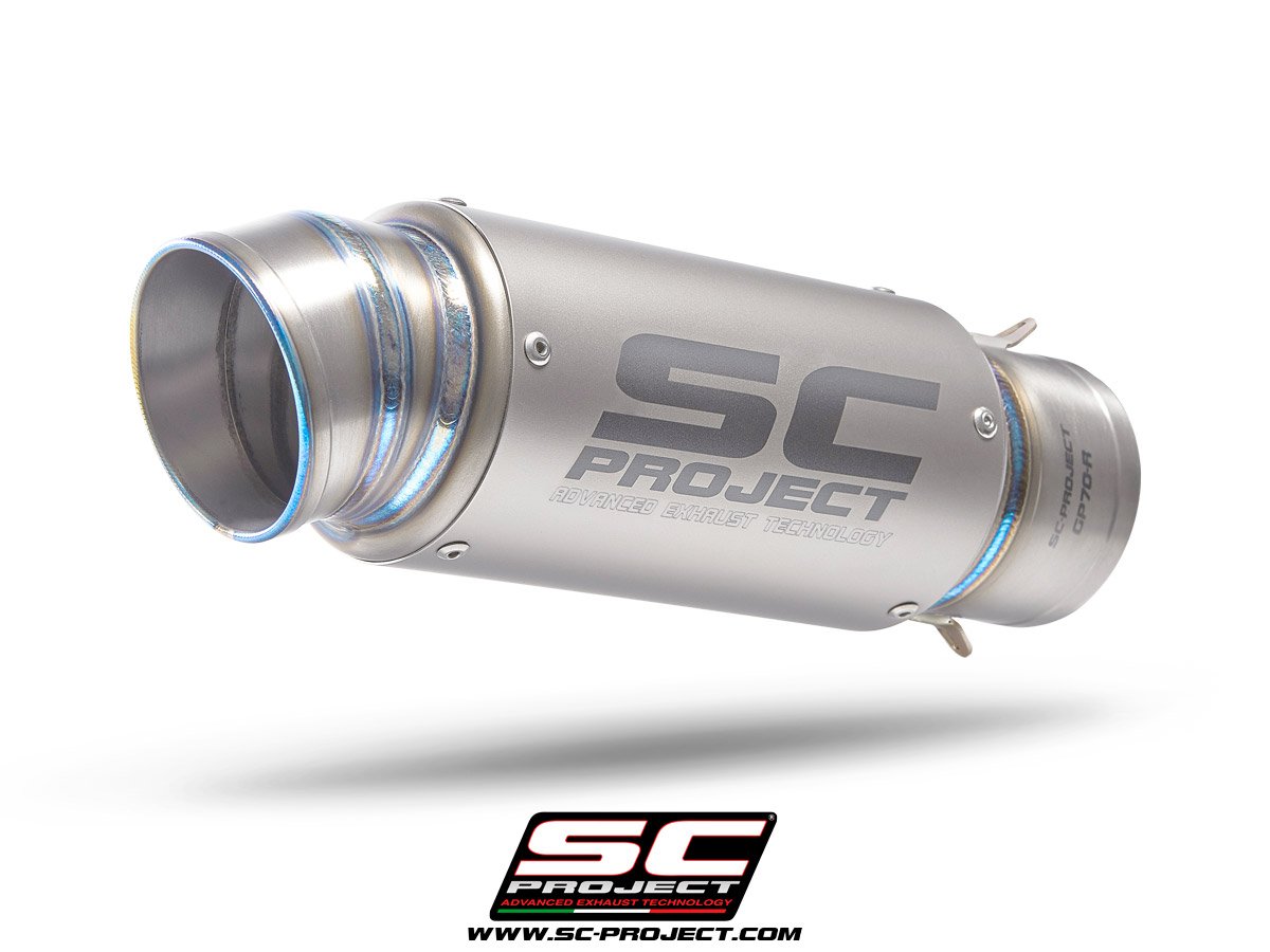 SCE133 | YAMAHA | YZF R1 - R1M | 2020 - 2023 | SC Project | GP70-R Titanium Muffler