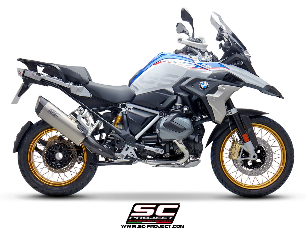 SCE349 | BMW | R1250GS | 2020 - 2023 | SC Project | ADVENTURE - EURO 5 SC1-R GT Muffler, titanium