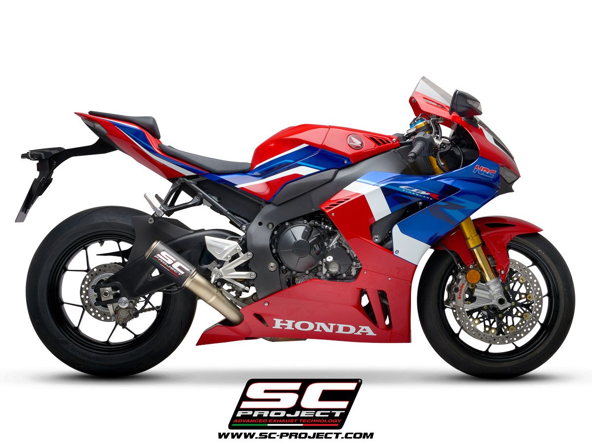 SCE201 | HONDA | CBR1000RR-R | 2020 - 2023 | SC Project | CR-T Carbon Fiber Muffler