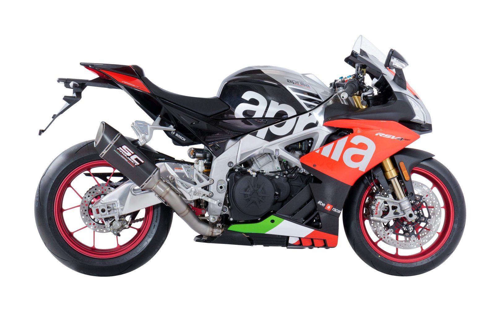 SCE016 | APRILIA | RSV4  - RF - RR | 2018 - 2020 | SC Project | SC1-R Carbon Fiber Muffler