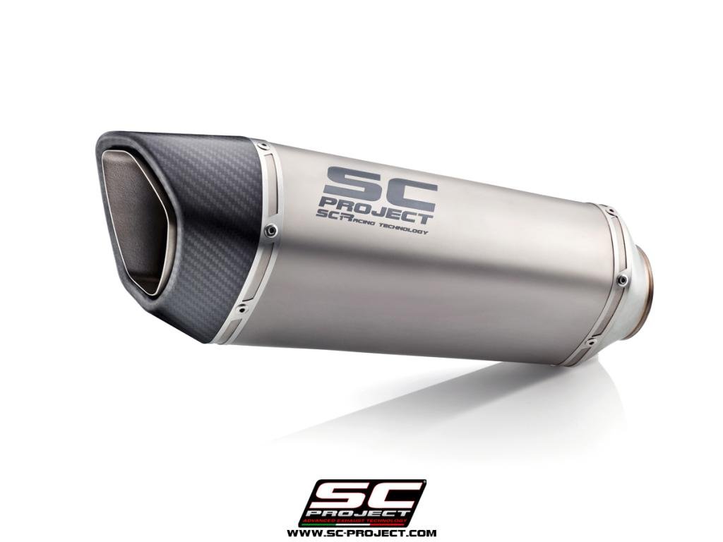 SCE295 | BMW | S1000RR | 2020 - 2022 | SC Project | EURO 5 SC1-R Titanium Muffler, with carbon fiber end cap (Copy)