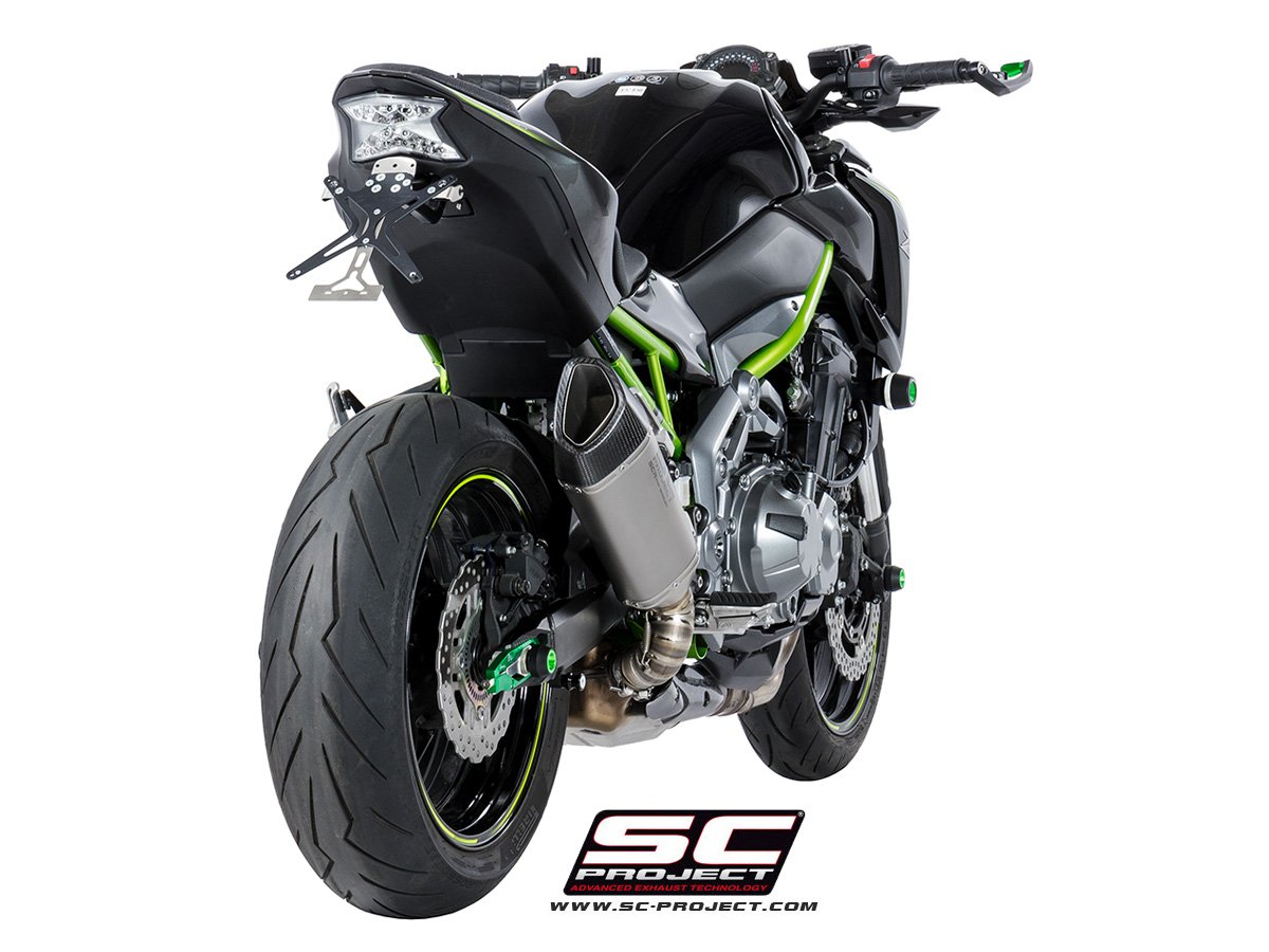 SCE102 | Kawasaki | Z 900 | 2017 - 2019 | SC Project | SC1-R Titanium Muffler - Image 3
