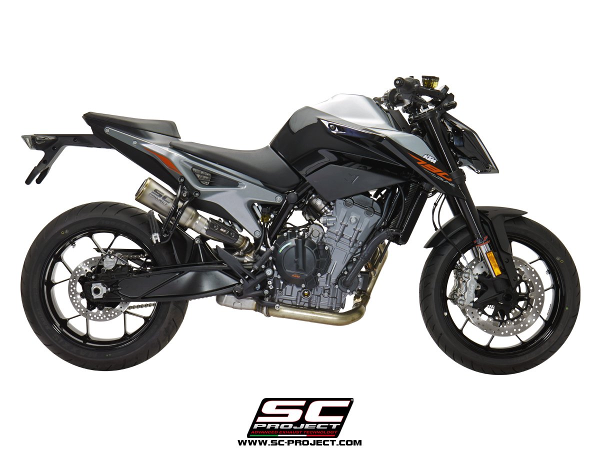 SCE111 | KTM | 790 Duke | 2018 - 2020 | SC Project | 790 Duke S1-GP Muffler, titanium