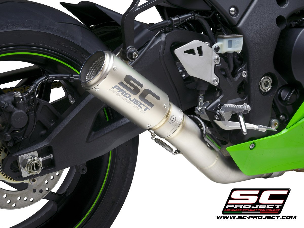 K38-DET36T | Kawasaki | NINJA ZX-10R/RR | 2021 - 2024 | SC Project | SC CR-T Titanium De-Cat Pipe - Image 4