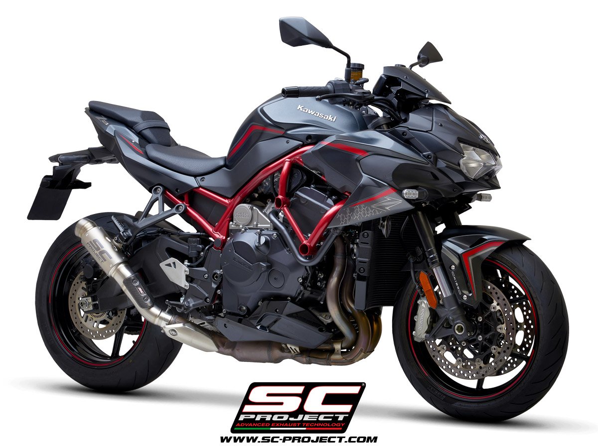 SCE061 | Kawasaki | Z H2 | 2020 - 2023 | SC Project | GP70-R Titanium Muffler - Image 6