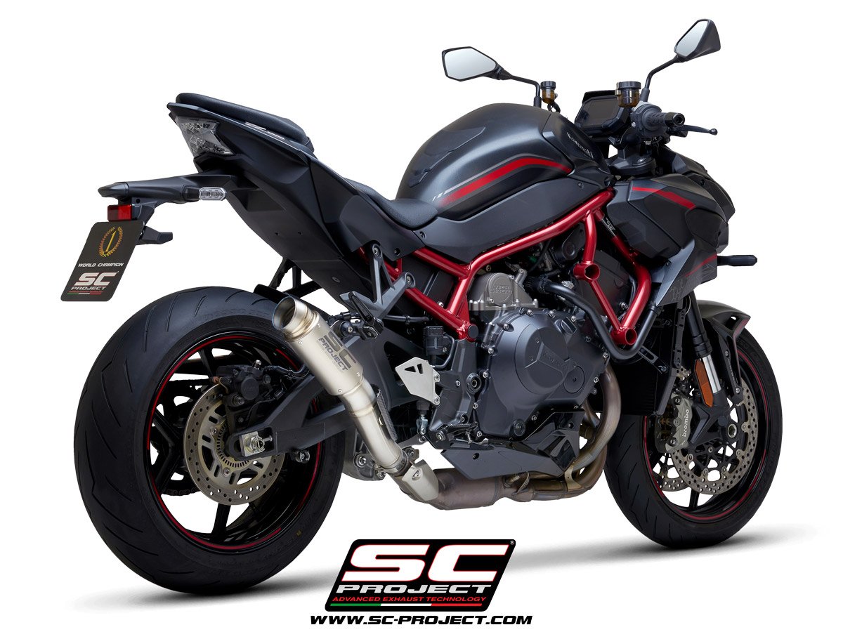 SCE061 | Kawasaki | Z H2 | 2020 - 2023 | SC Project | GP70-R Titanium Muffler - Image 5