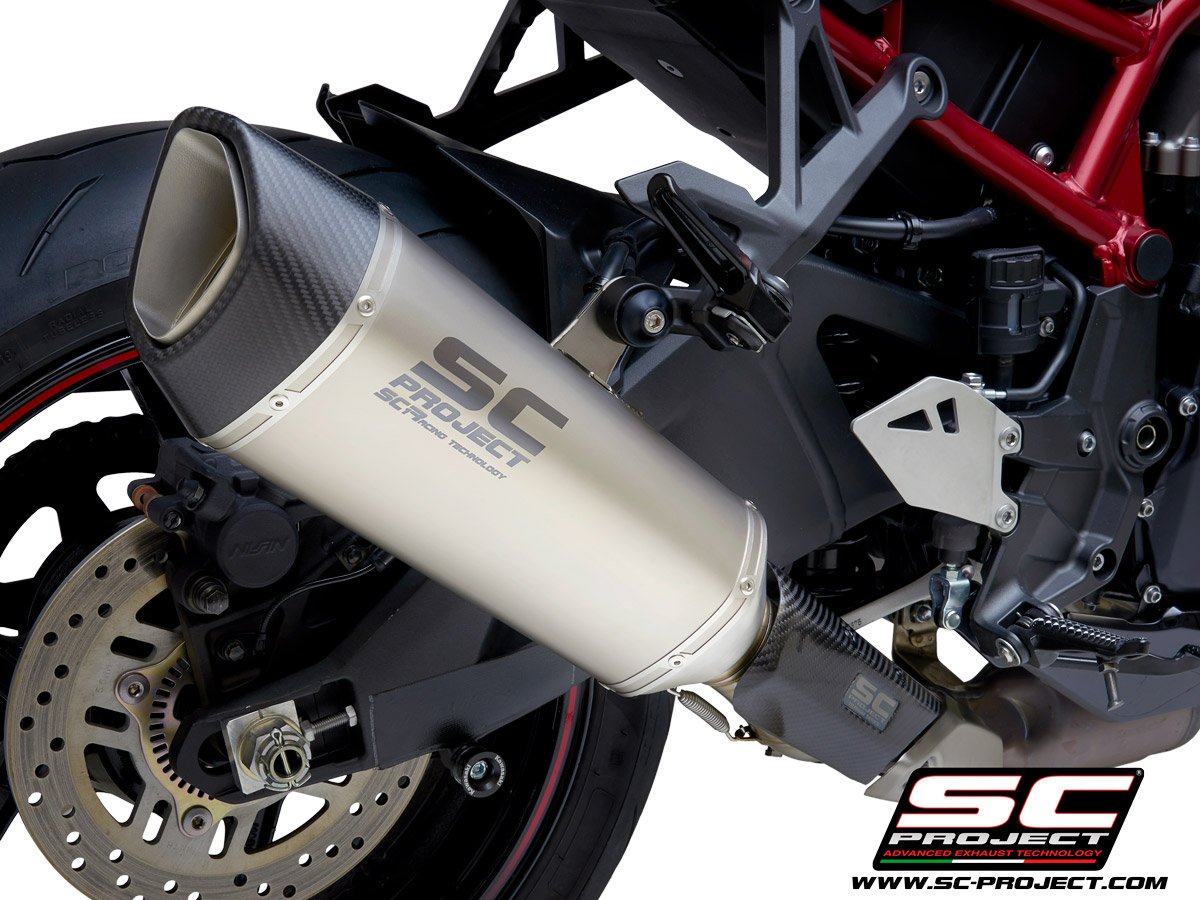 SCE056 | Kawasaki | Z H2 | 2020 - 2023 | SC Project | SC1-R Titanium Muffler - Image 4
