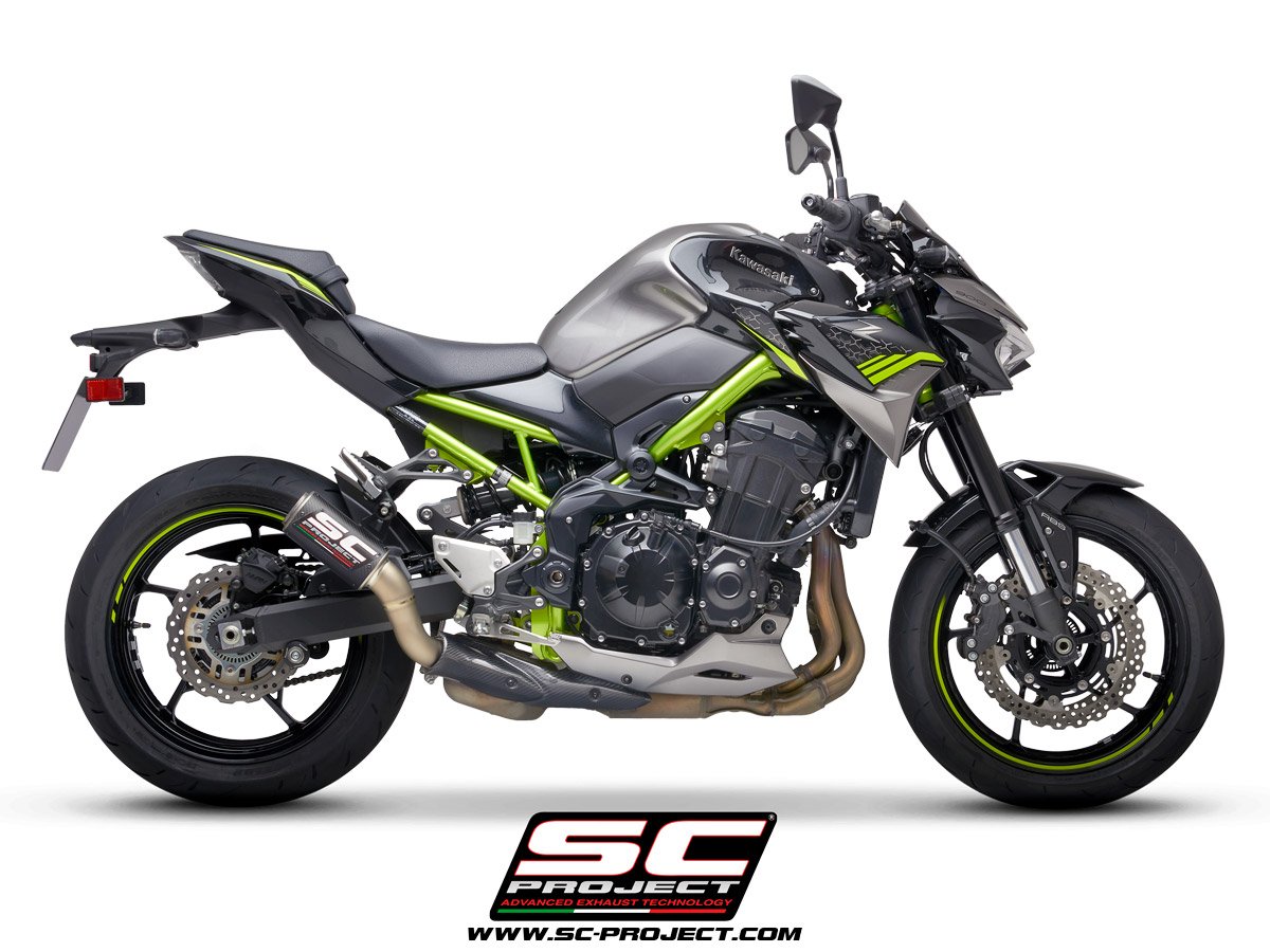 SCE079 | Kawasaki | Z 900 | 2020 | SC Project | CR-T Carbon Fiber Muffler