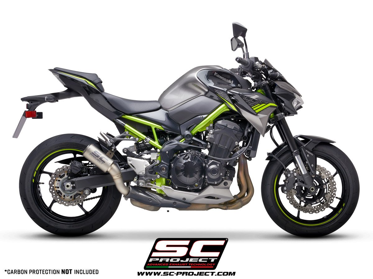 SCE082 | Kawasaki | Z 900 | 2020 - 2025 | SC Project | CR-T Titanium Slip On Exhaust