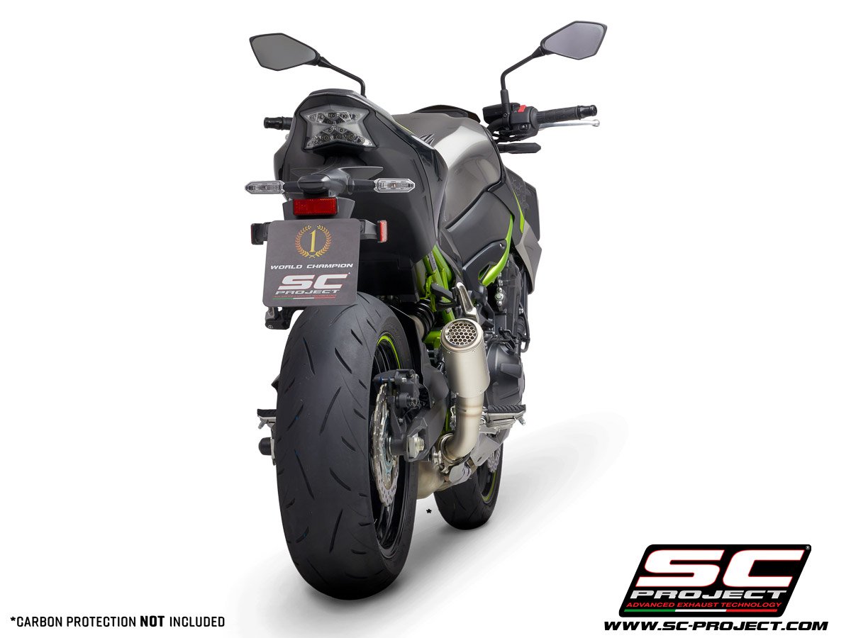 SCE082 | Kawasaki | Z 900 | 2020 - 2025 | SC Project | CR-T Titanium Slip On Exhaust - Image 2