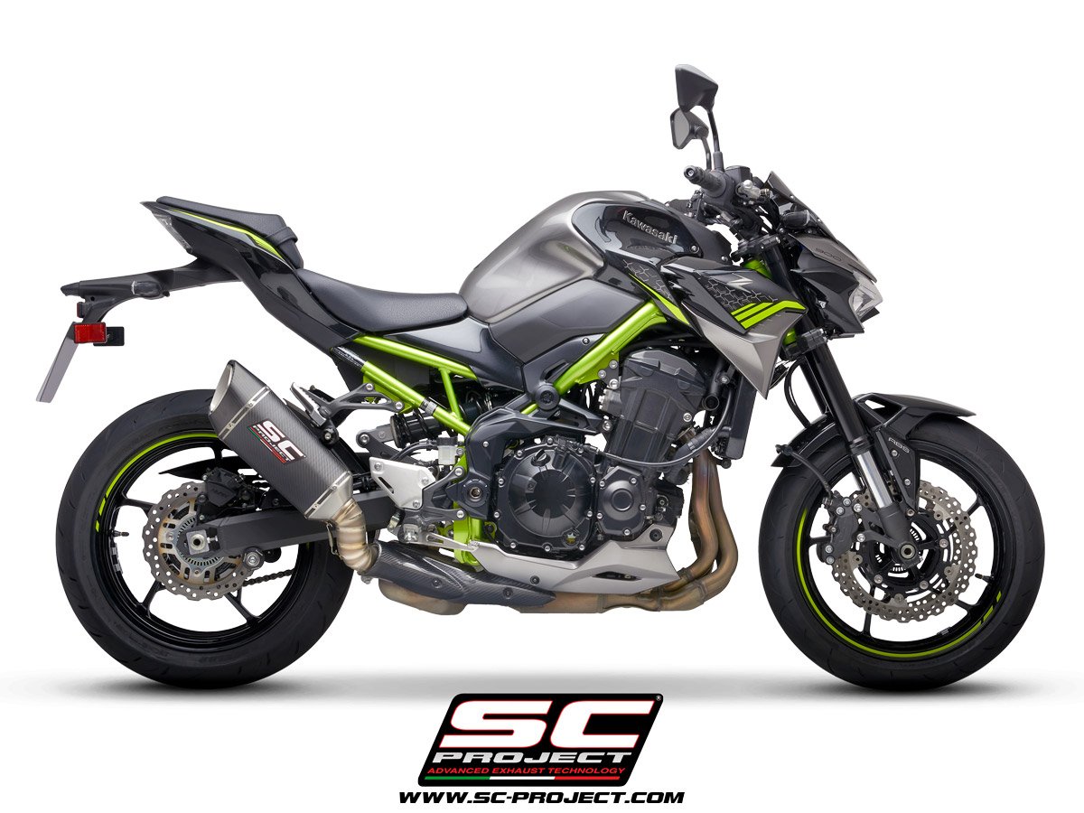 SCE086 | Kawasaki | Z 900 | 2020 | SC Project | SC1-R Carbon Fiber Muffler