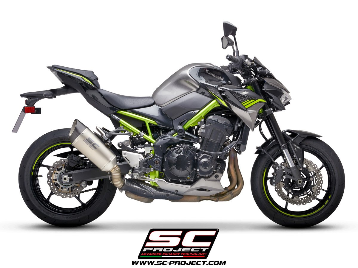 SCE087 | Kawasaki | Z 900 | 2020 | SC Project | SC1-R Titanium Muffler