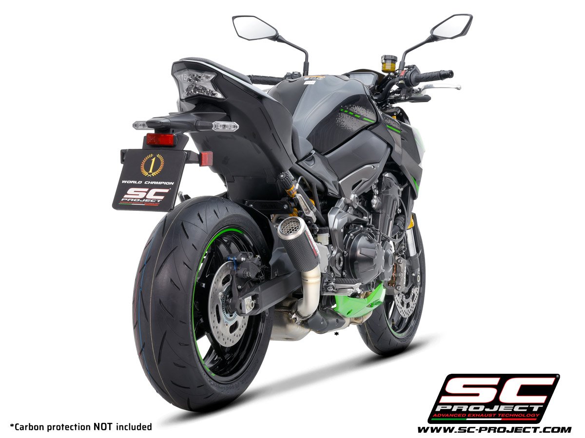 SCE068 | Kawasaki | Z 900 | 2020 - 2023 | SC Project | CR-T Carbon Fiber Muffler - Image 3