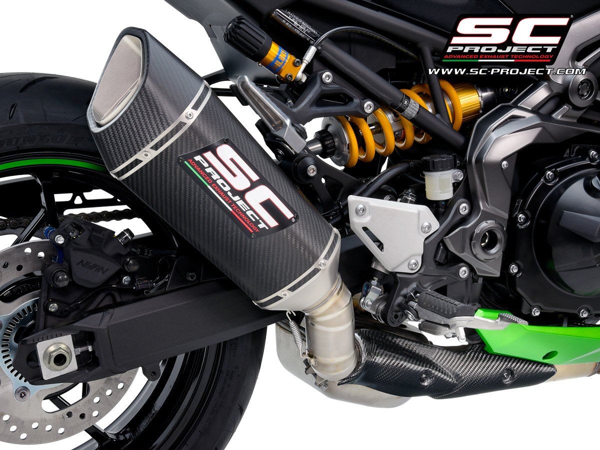 SCE073 | Kawasaki | Z 900 | 2020 - 2023 | SC Project | SC1-R Carbon Fiber Muffler - Image 4