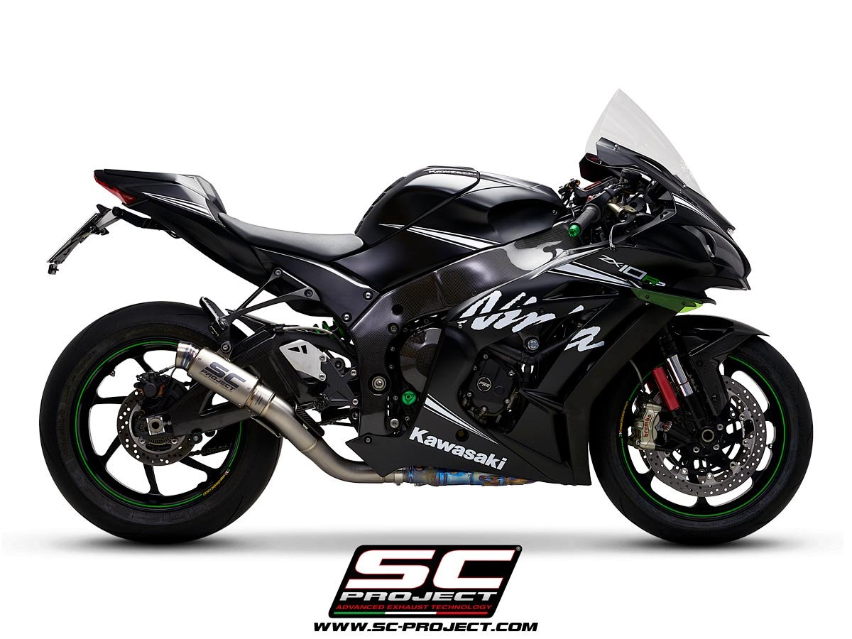 K22A-DET70T | Kawasaki | NINJA ZX-10R /RR | 2016 - 2020 | SC Project | SC GP70-R titanium (de-cat pipe)