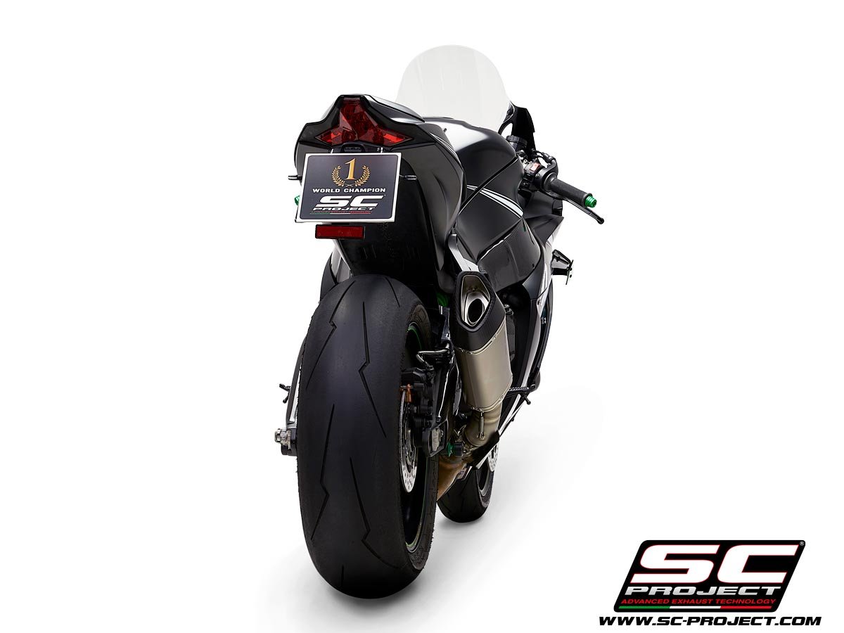 SCE024 | Kawasaki | NINJA ZX-10R - RR | 2016 - 2020 | SC Project | SC1-R Muffler - SLIP ON - Image 5