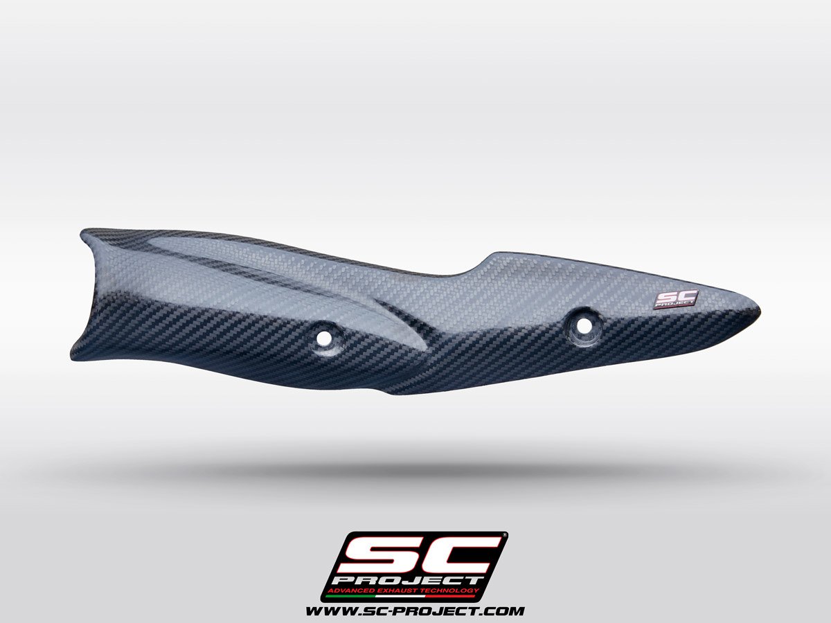 SCE106 | Kawasaki | Z 900 | 2017 - 2019 | SC Project | Carbon fiber heat protection shield