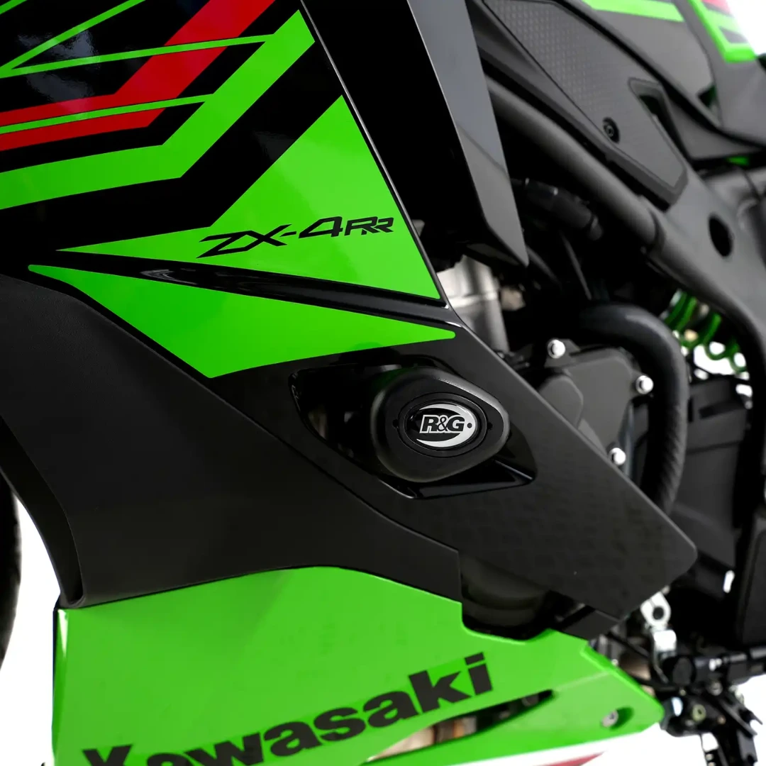 CP0504BL | Kawasaki | ZX4R | 2024 - 2025 | R&G | Frame Sliders