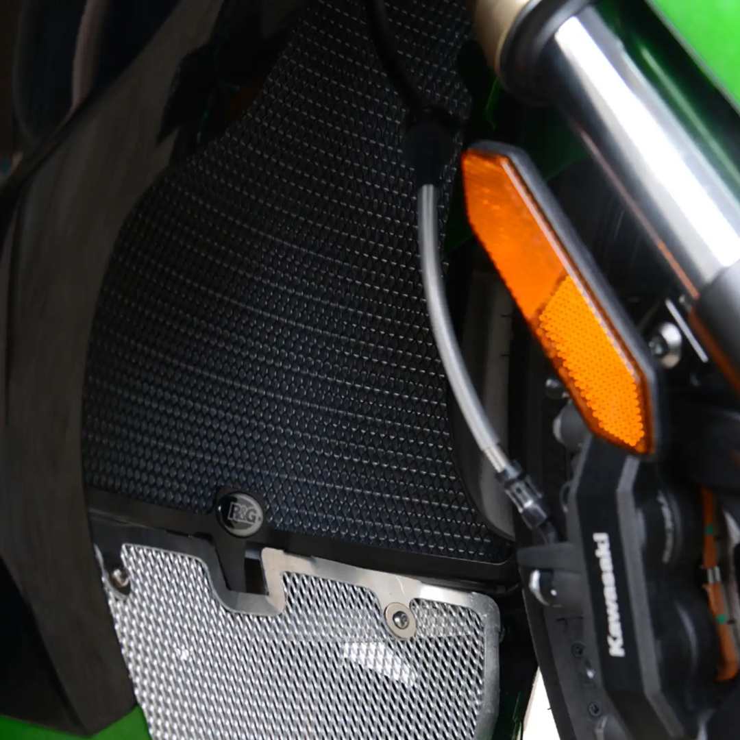 RAD0231BK | Kawasaki | H2SX | R&G | Pro Radiator Guard