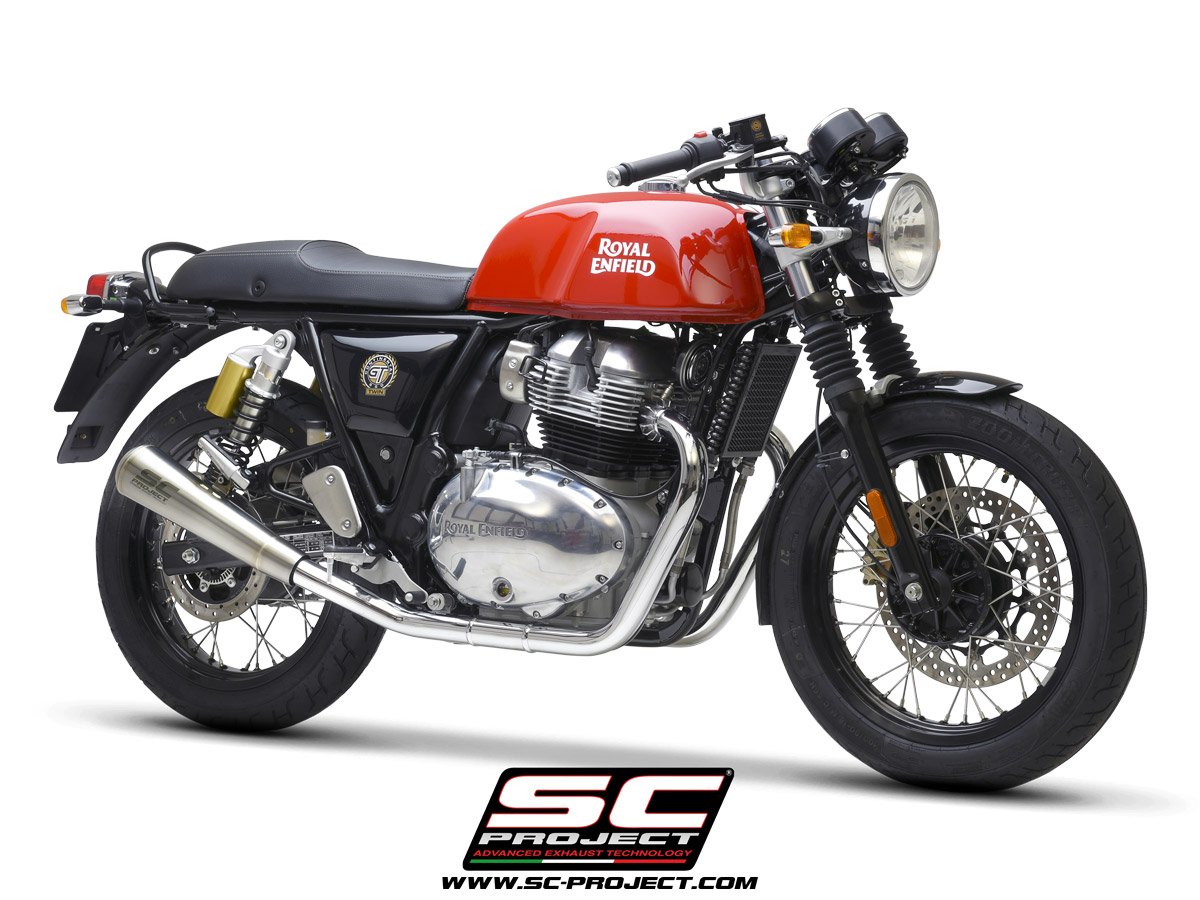 SCE113 | ROYAL ENFIELD | CONTINENTAL GT 650 | 2019 - 2023 | SC Project | CONTINENTAL GT 650 Pair of Conico 70s Mufflers